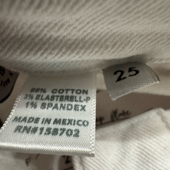 ETICA White Micki Crop Flare Jeans for Women NWT - Picture 5 of 8